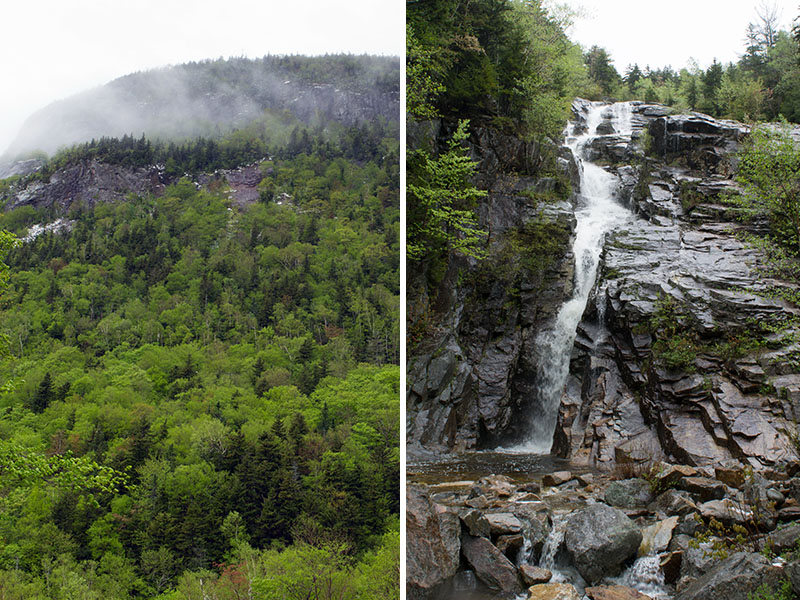 White Mountains and Silver Cascade, New Hampshire