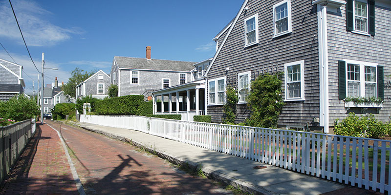 Nantucket - une jolie rue