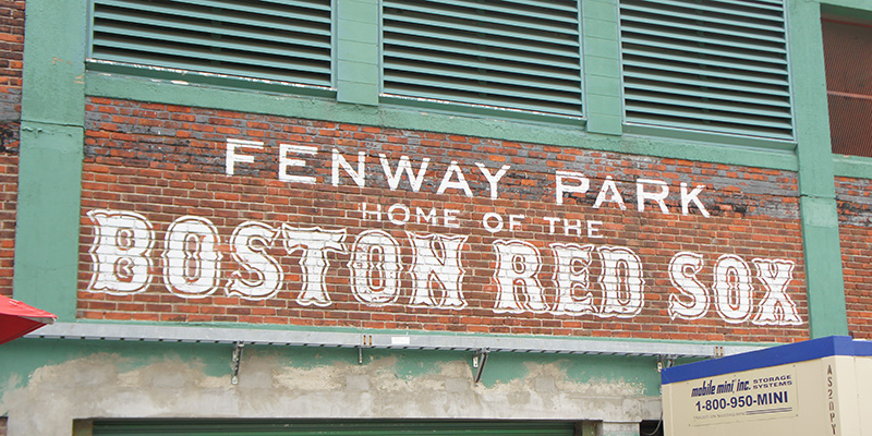 Fenway Park, home of the Boston Red Sox