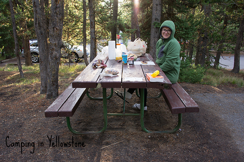 Camping in Yellowstone