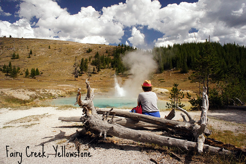 Trail in Yellowstone