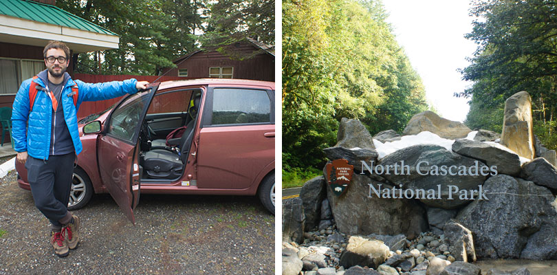 North Cascades entrance and motel