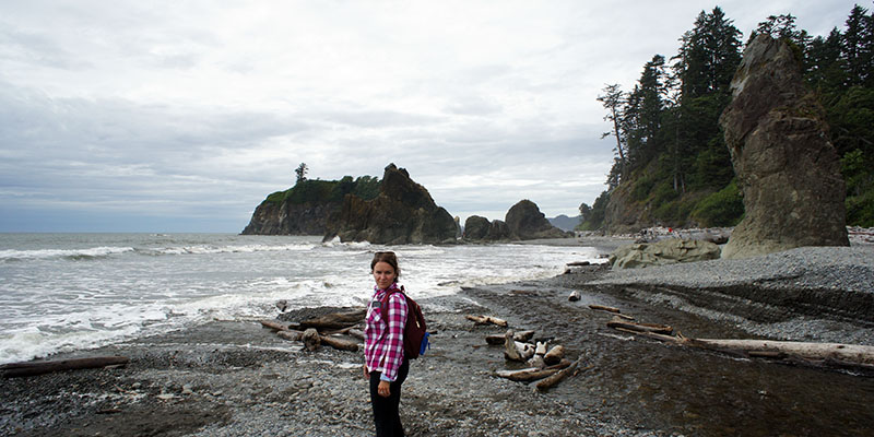 Mathilde - Ruby Beach - Olympic National Park