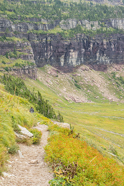 hidden lake trail, Glacier National Park, Montana