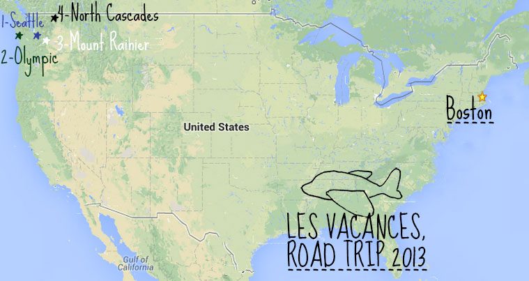 Road trip Nord ouest des Etats-Unis