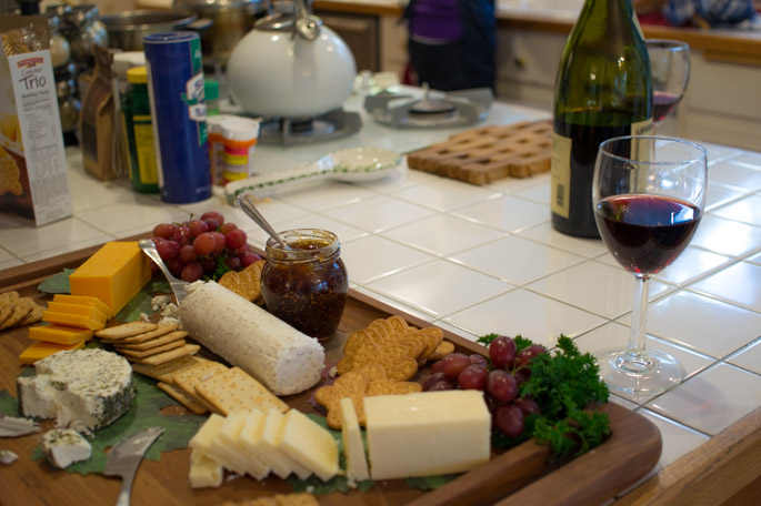 Plateau de fromages - repas de Thanksgiving