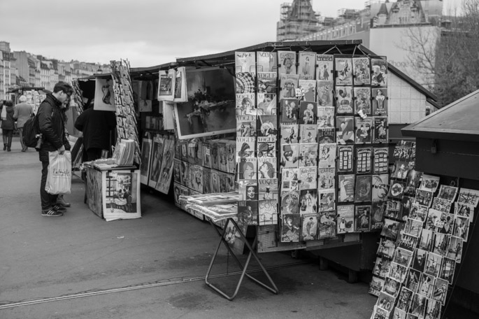 Les bouquinistes à Paris