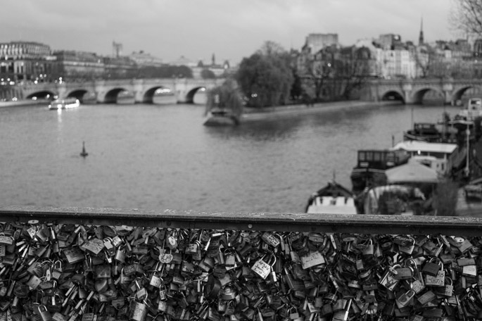 Depuis le pont des Arts