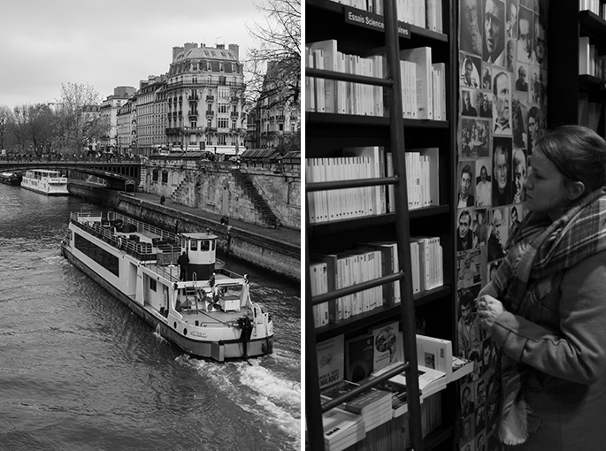 Livres et péniche - Paris