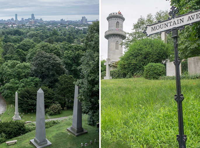 La montagne - Mount Auburn Cemetery