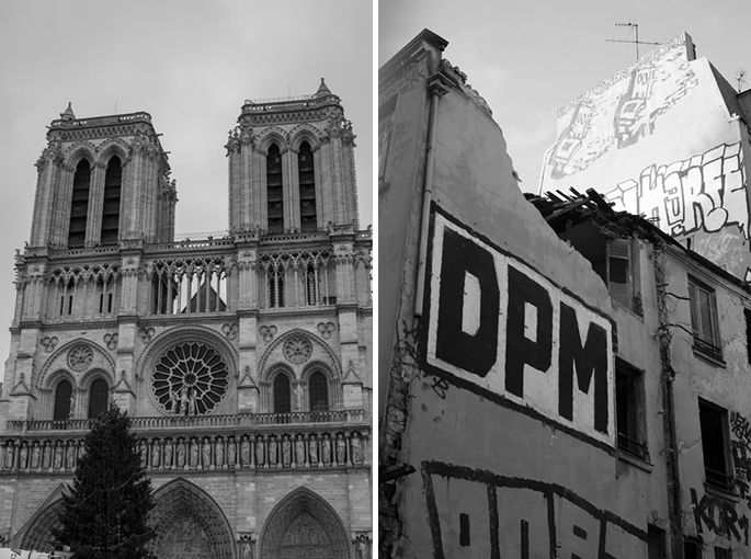 Notre Dame et construction Paris