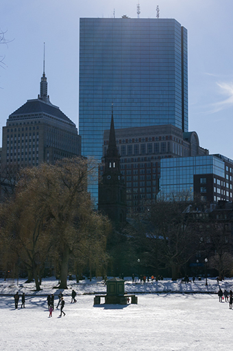 boston Hancock tower snow 1