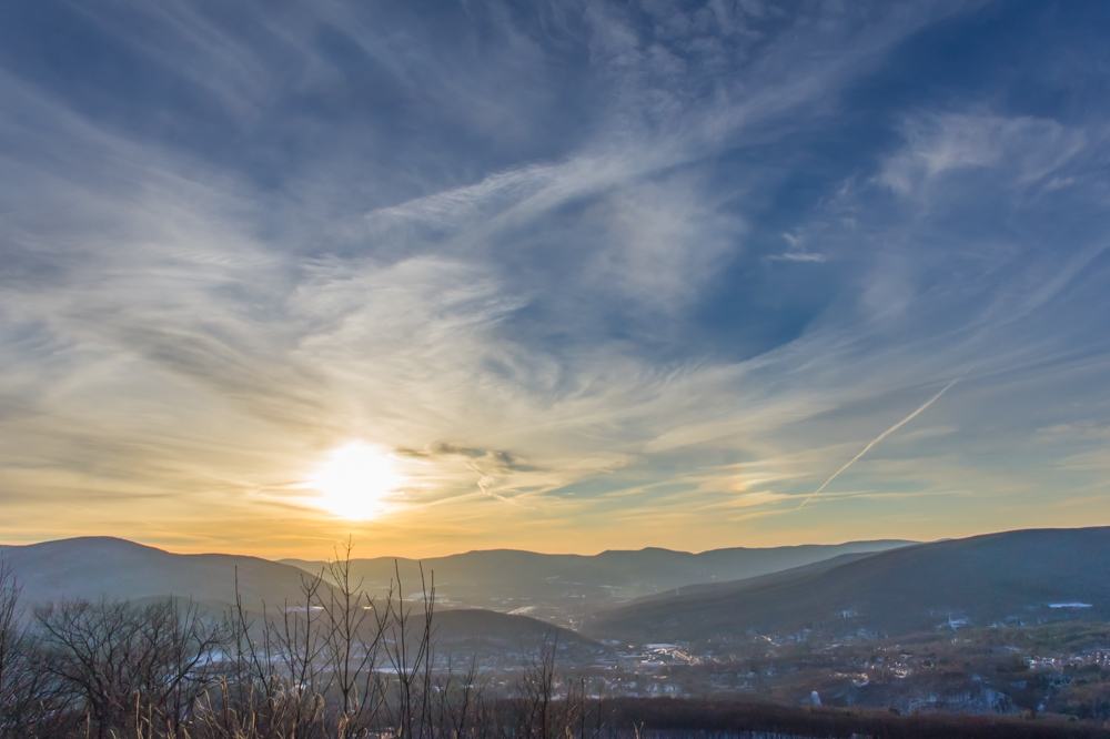 Coucher de soleil Berkshires