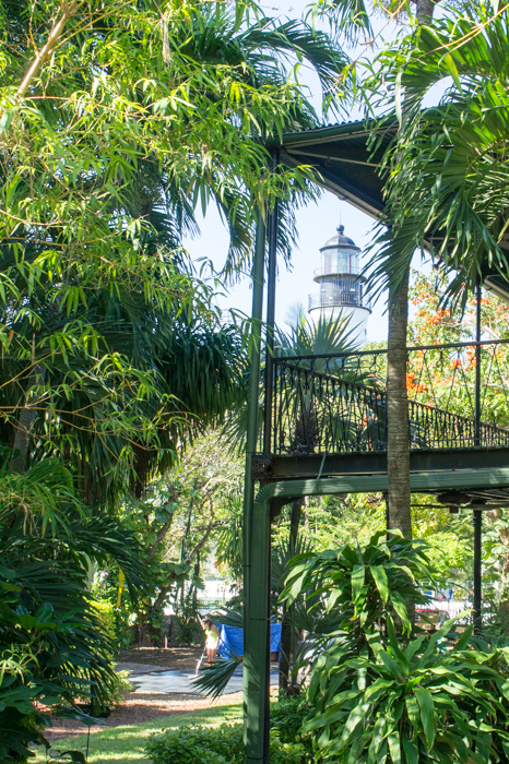 Phare Key West devant la maison d'Hemingway