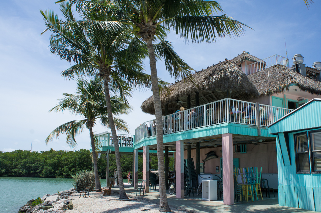 Hutte restaurant au bord de l'eau à Marathon, Florida