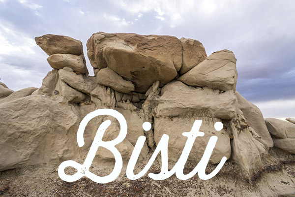 bisti badlands nouveau mexique