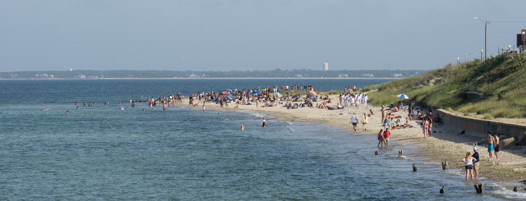 La plage de Oak Bluffs Martha's Vineyard