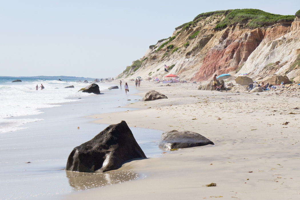 La superbe plage de Aquinnah - Martha's Vineyard