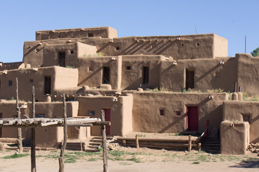 Taos Pueblo - les maisons en adobe