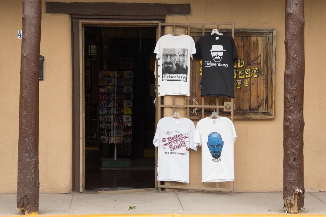 Tee shirts souvenirs Breaking Bad Albuquerque