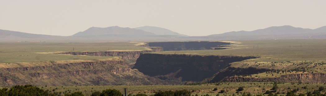 Le Rio Grande au Nouveau Mexique canyon