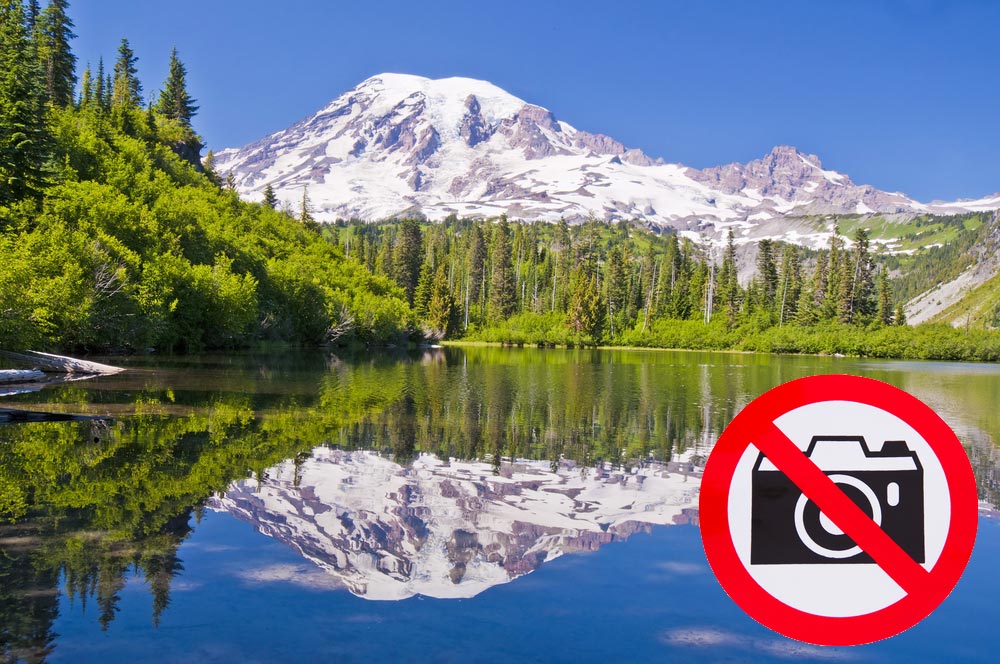 Photos interdites dans certains parcs aux US