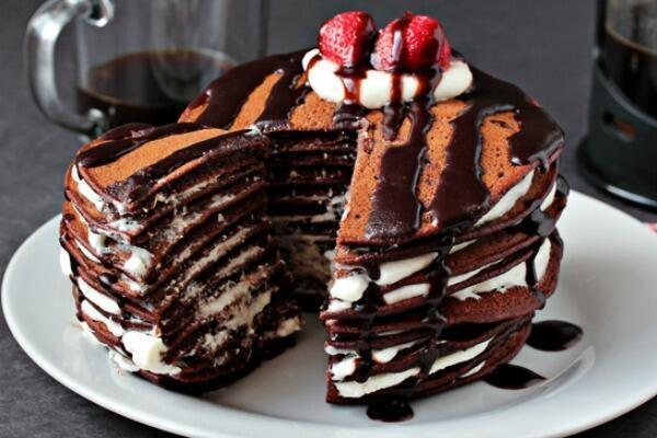 pancake chocolat