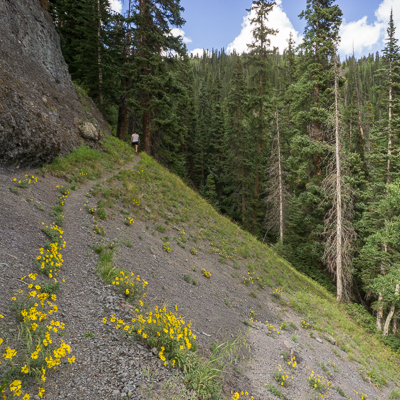 chemin de randonnee a ouray