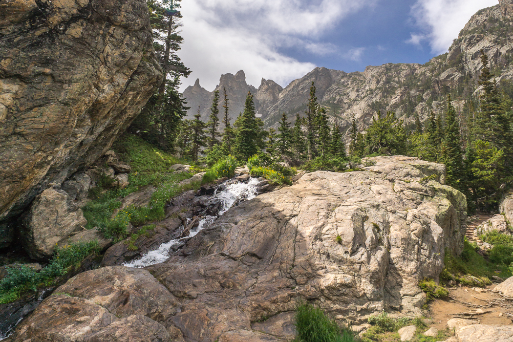 Tout là haut, dans le parc national des montagnes Rocheuses du Colorado