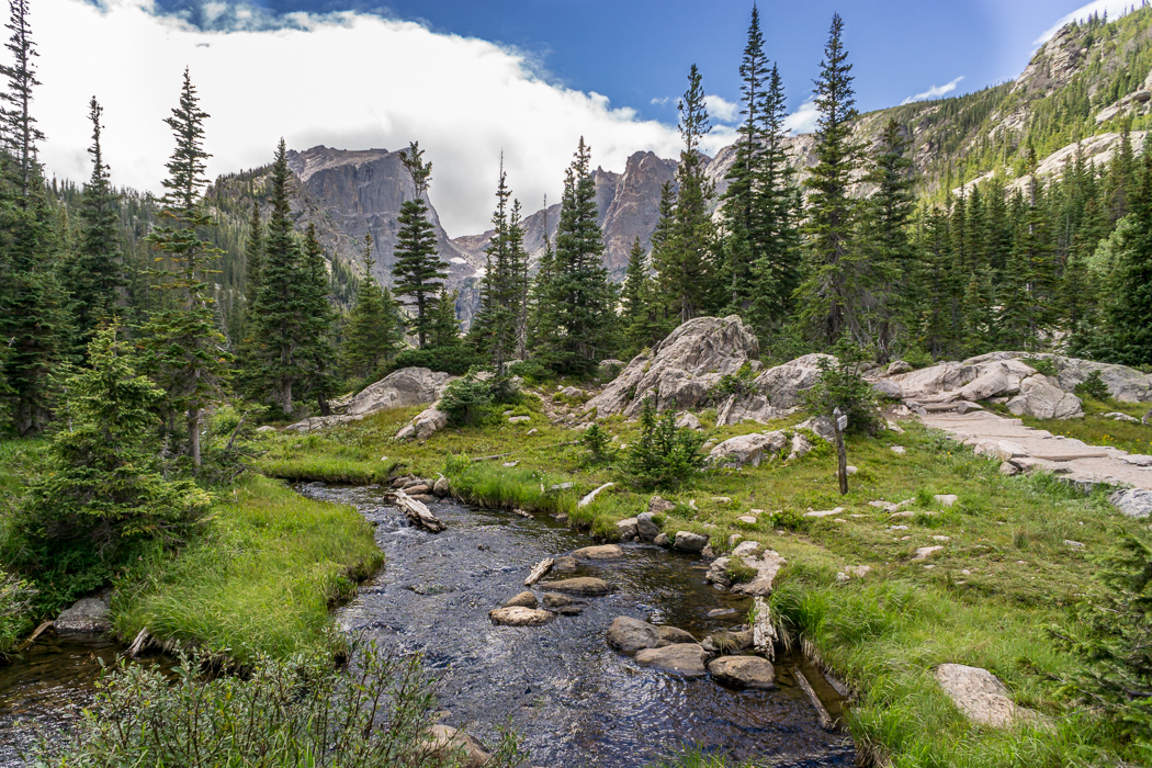 Rocky Mountain National Park - Sur la route après le Bear Lake - Colorado