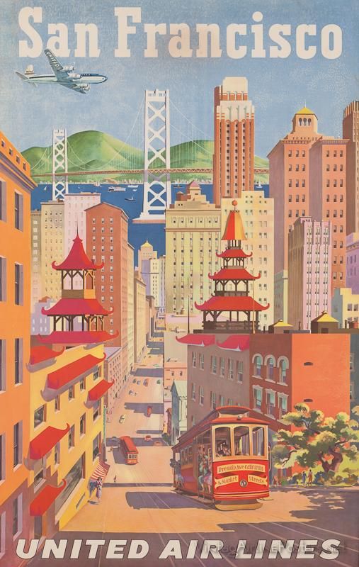 san francisco vintage poster