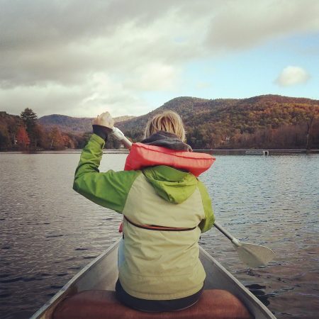 Instagram Mathilde Vermont canoe