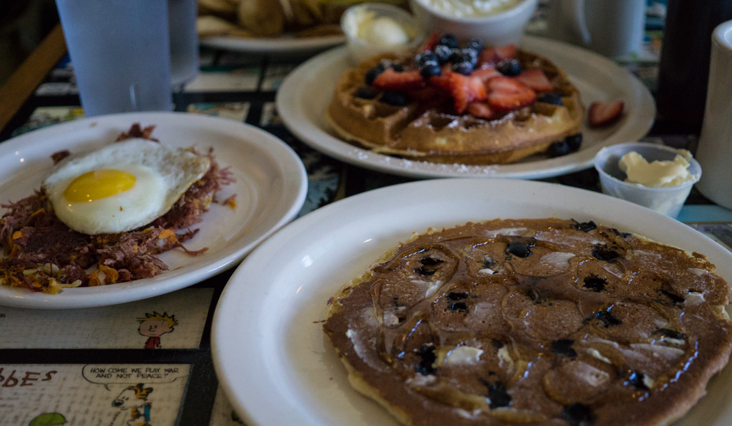 Allston Diner-8 pancakes and waffles