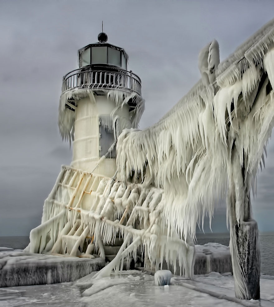 frozen lighthouse