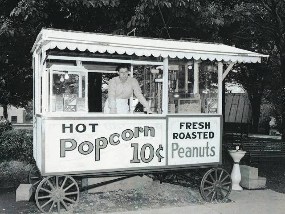 hot popcorn