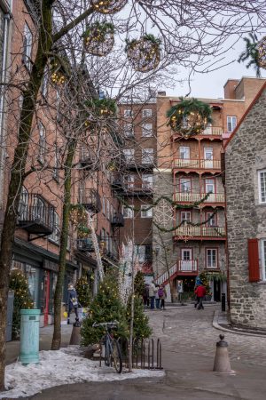 Visite de la ville de Quebec- Ruelle 1