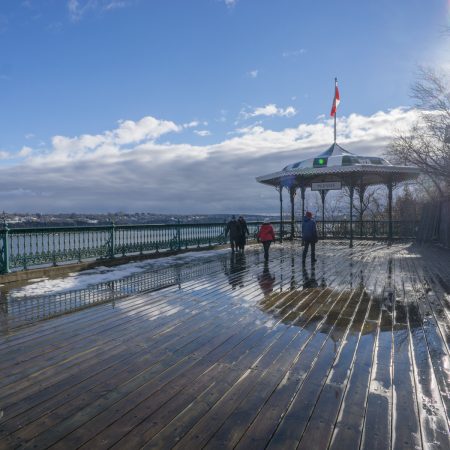 Visite de la ville de Quebec - terrasse Dufferin du Château Frontenac