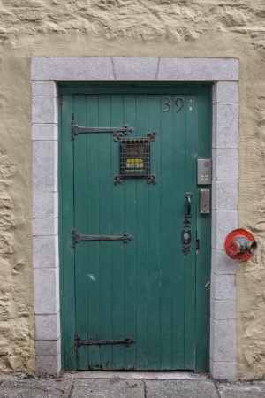 Visite de la ville de Quebec- rue du petit champlain - vieille porte