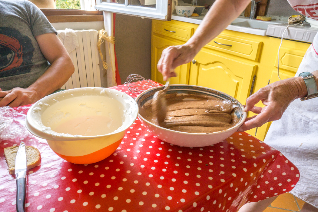 Vacances en France - la mousse au chocolat