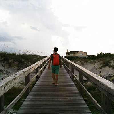 Tybee Island avant la tempête