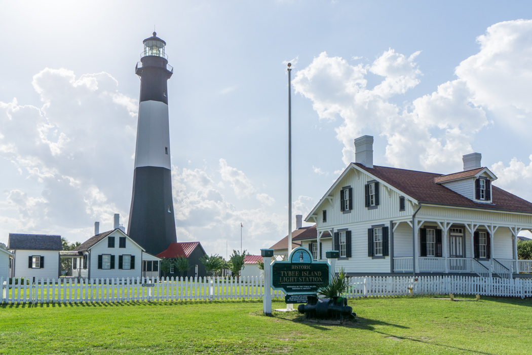 Le phare de Tybee Island la plage Savannah-1