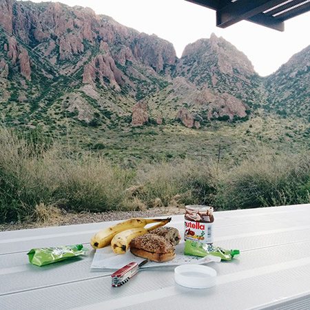 Breakfast with a view