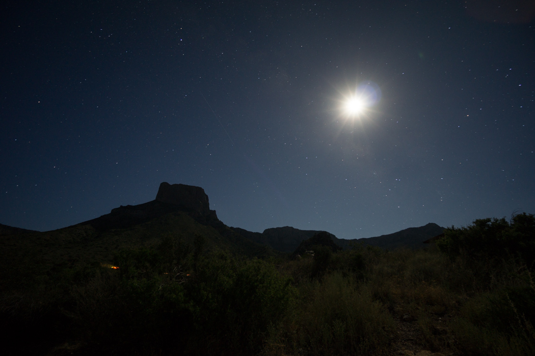 Big Bend Texas - Chisos at night