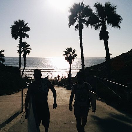 Surfing San Diego