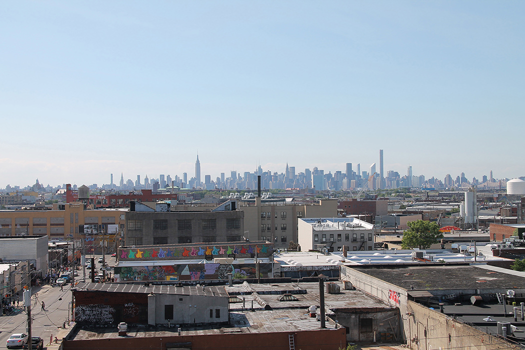 Vue de Manhattan depuis Bushwick