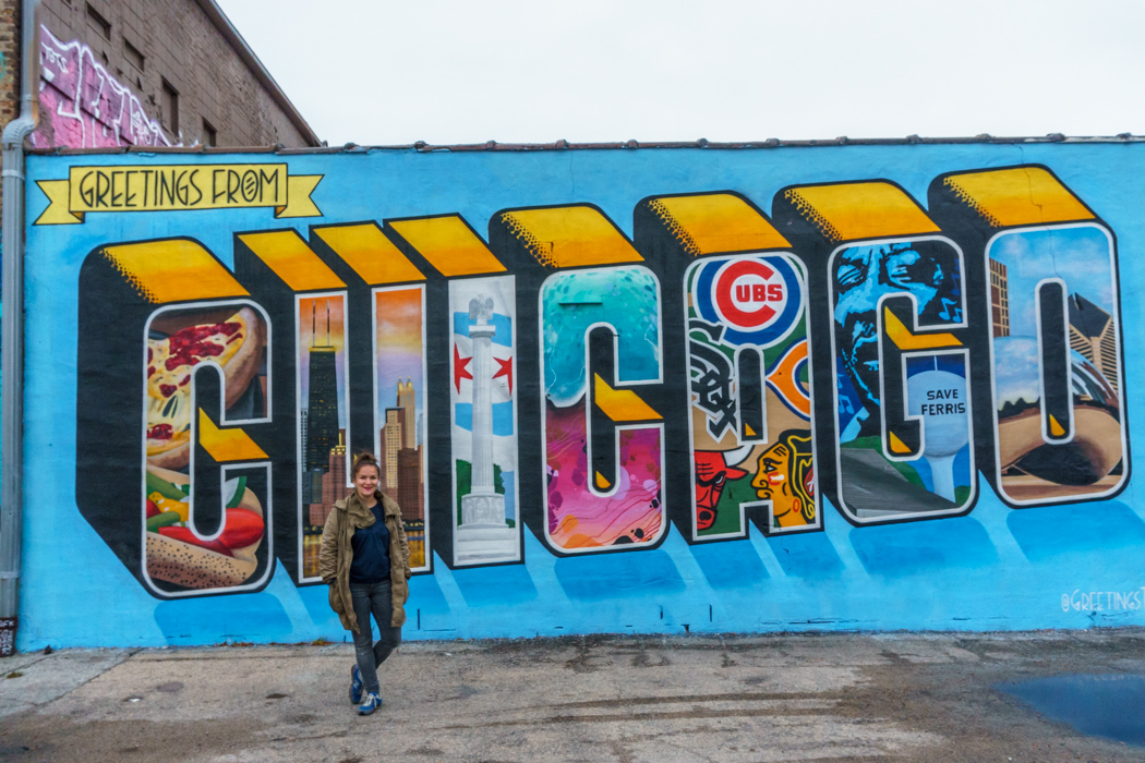 Visiter Chicago - fresque de la ville