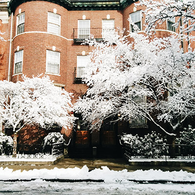 La neige à boston