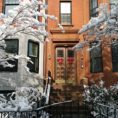 Portes en coeur à Boston