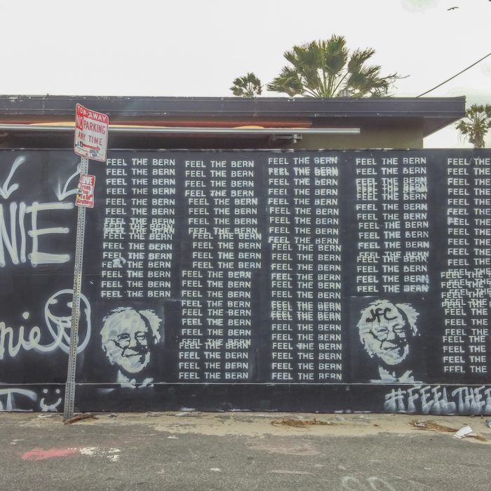 Feel the bern Venice Beach Los Angeles California-21