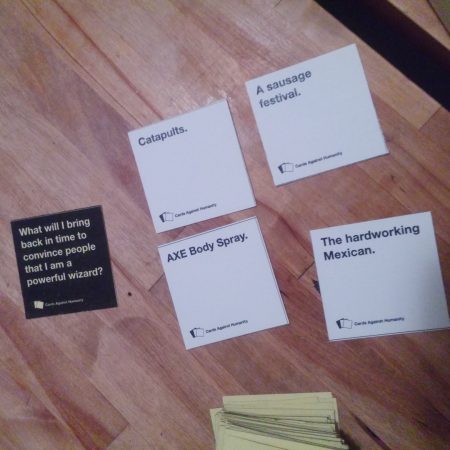 Vivre a Boston - Cards against humanity